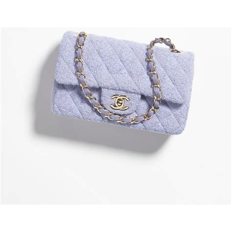 borsa chanel classica mini|Mini classic handbag, Wool, cotton, mixed fibers & gold.